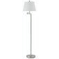Nickel Swing Arm Floor Lamp