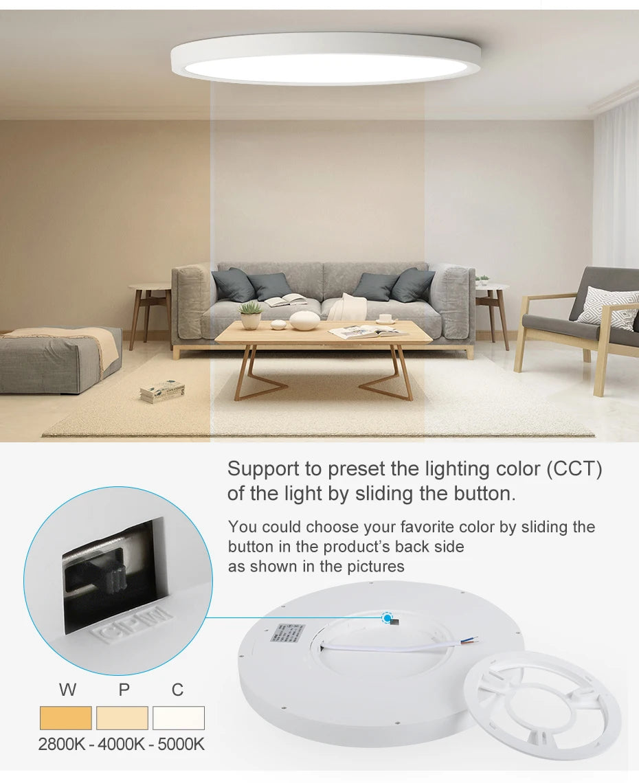 Radar Sensor Ceiling Light
