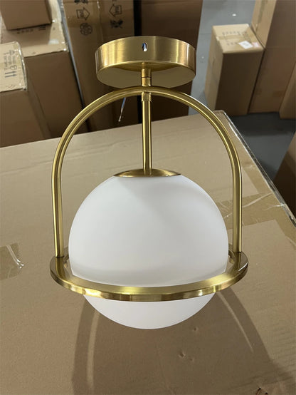 Nordic Glass Ball Ceiling Lamp
