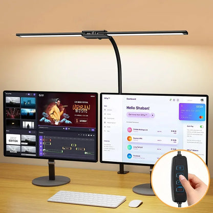 EyeCaring Double Head Desk Lamp
