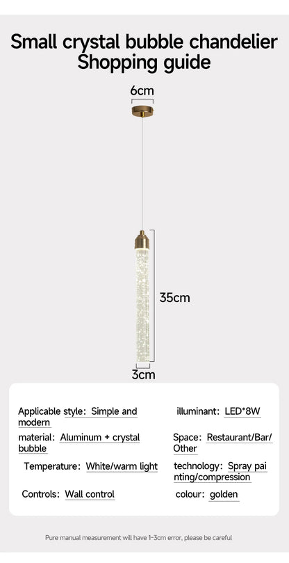 Radiant Luxe Crystal Pendant with Gold Accents