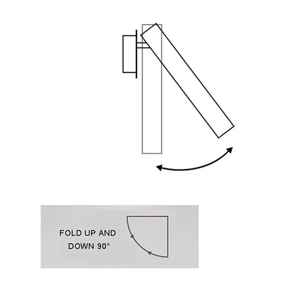 Rotating LED Bedside Reading Lamp