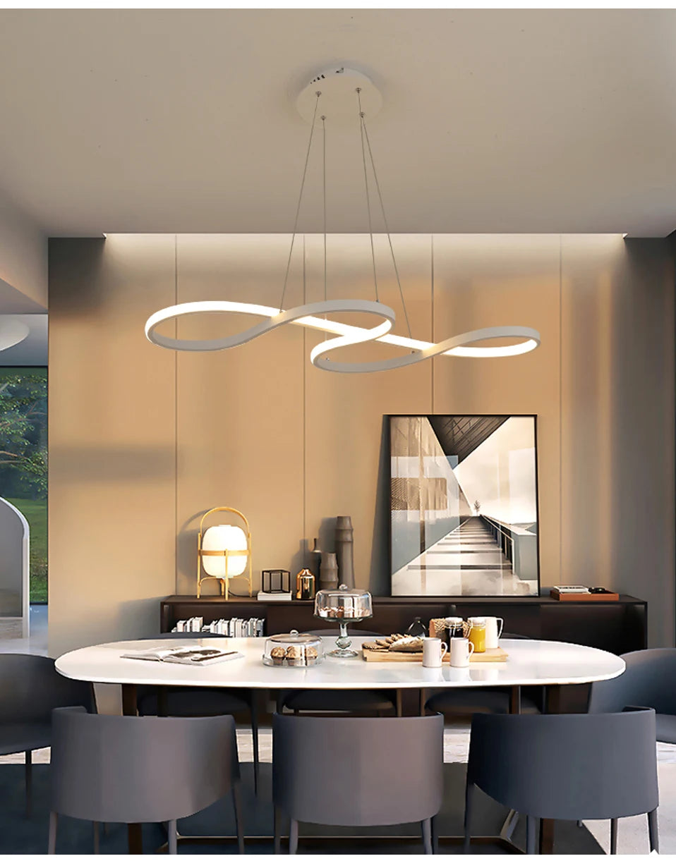 Linear LED Kitchen Island Pendant