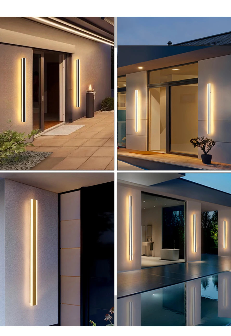 Remote LED Wall Sconce - Outdoor Elegance