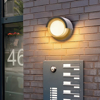 Waterproof Modern LED Wall Lamp for Outdoor Spaces