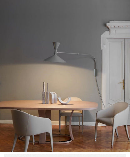 Nordic Glow: Adjustable LED Wall Lamp