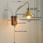 Copper Glow LED Wall Sconce - Modern Home Elegance