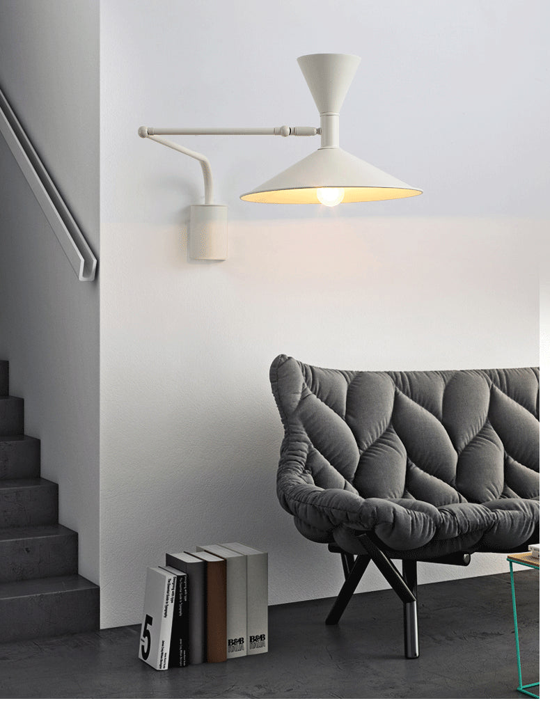 Nordic Glow: Adjustable LED Wall Lamp
