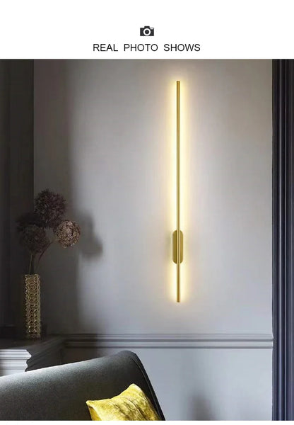 Modern Long LED Wall Lights for Bedroom