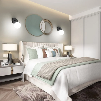 Minimalist Black Sconce Light