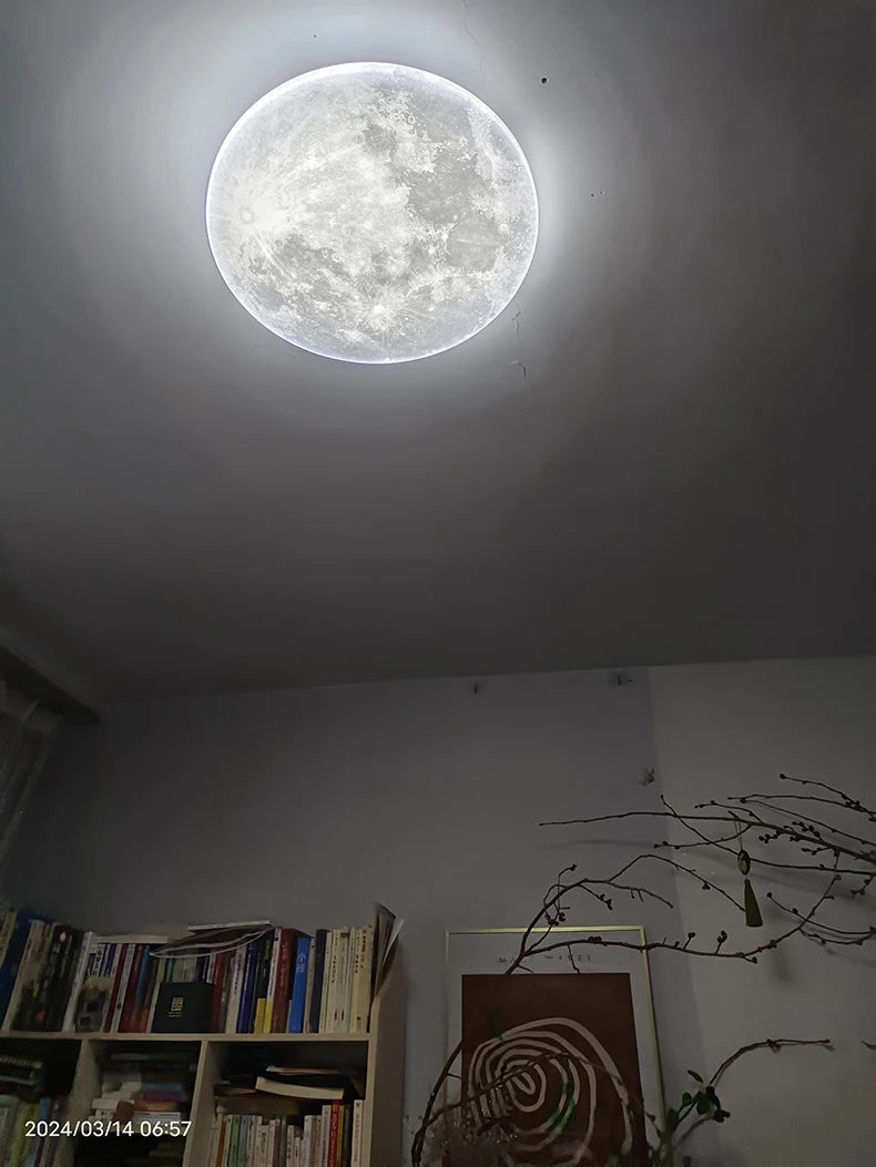 LunarGlow Modern Ceiling Lamp for Stylish Spaces