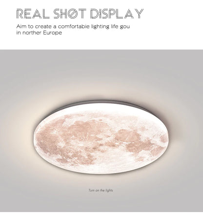 LunarGlow Modern Ceiling Lamp for Stylish Spaces