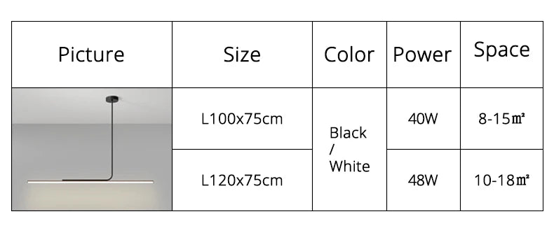 Nordic Line Pendant Lights