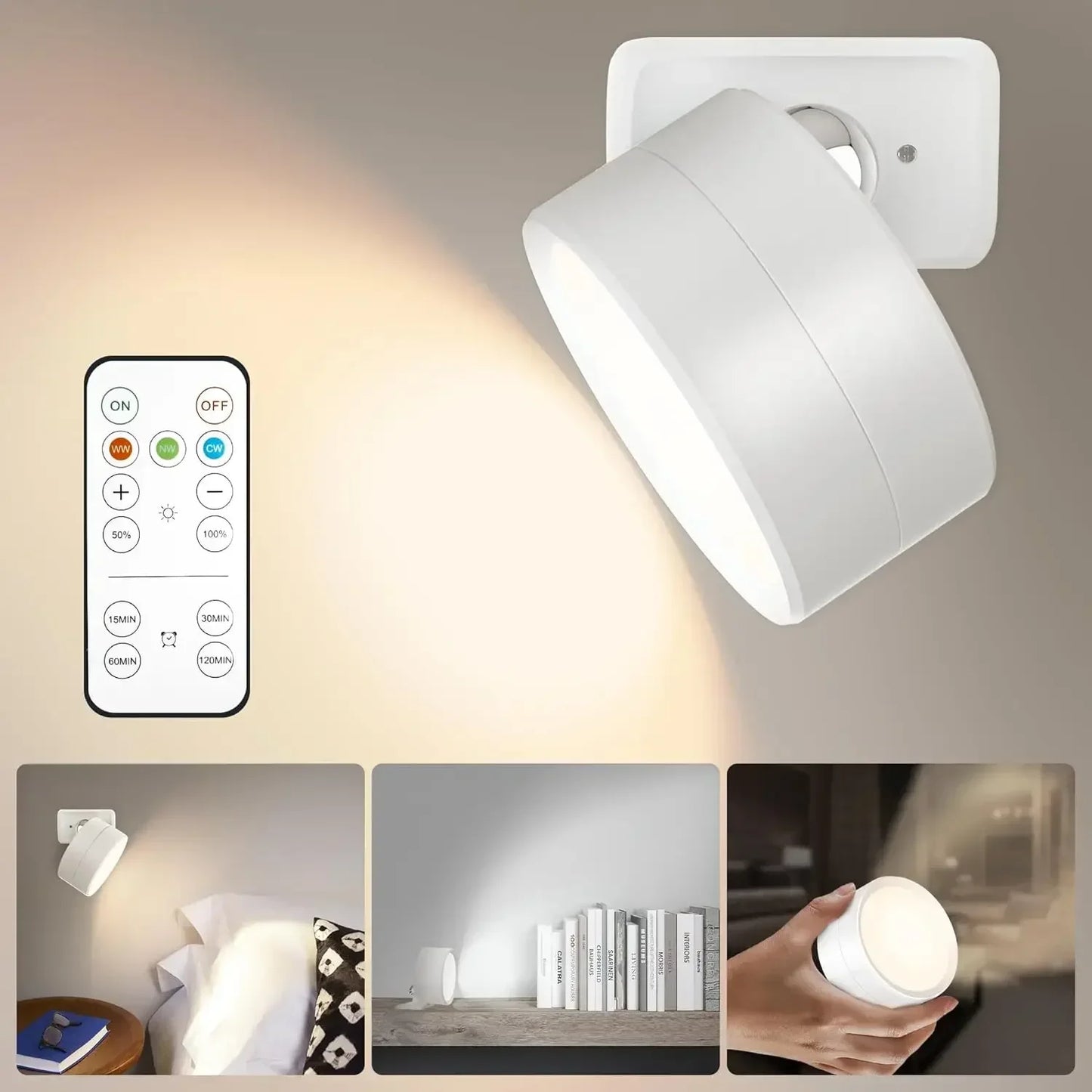 RemoLite Rechargeable Sconce