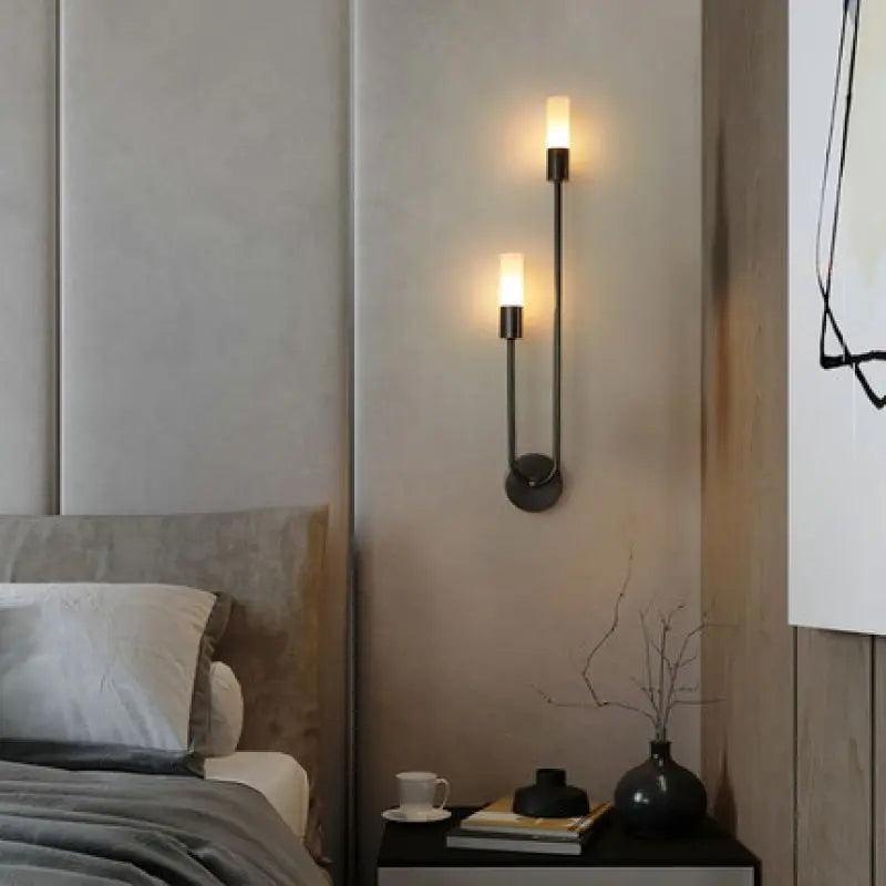 NordicLux Black Gold LED Wall Lamp