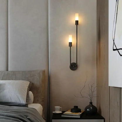 NordicLux Black Gold LED Wall Lamp