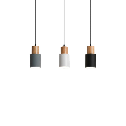 Wood and Metal Mini Pendant