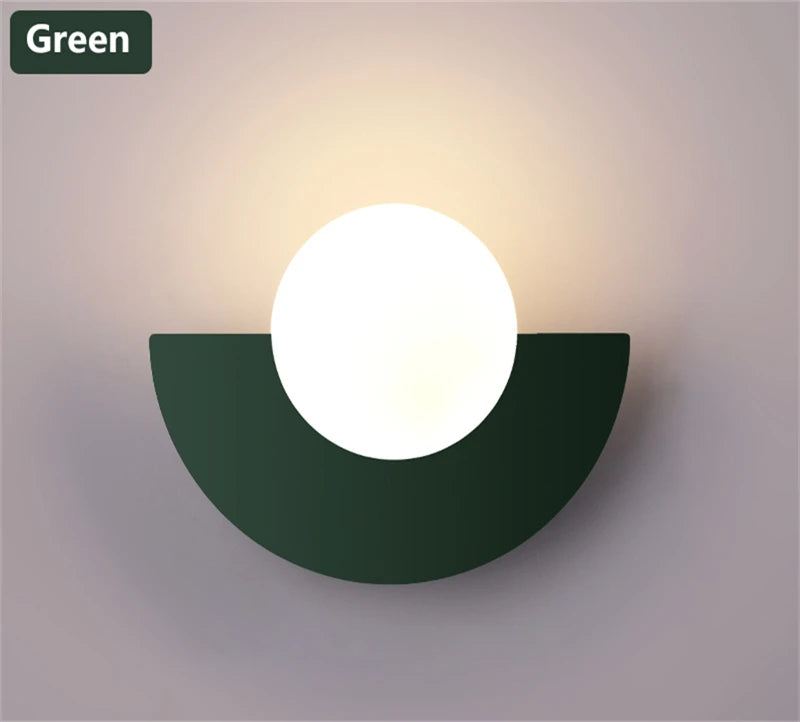 Colorful Ball Wall Sconce