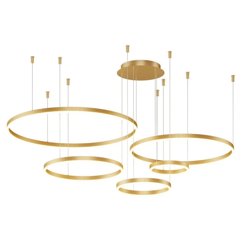 Multi-Ring LED Chandelier
