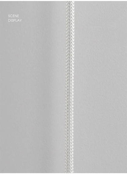 Nordic Glow: Woven Silicone Chandelier