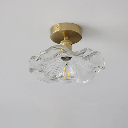 Lotus Glow: Nordic Ceiling Lamp for Porch & Foyer