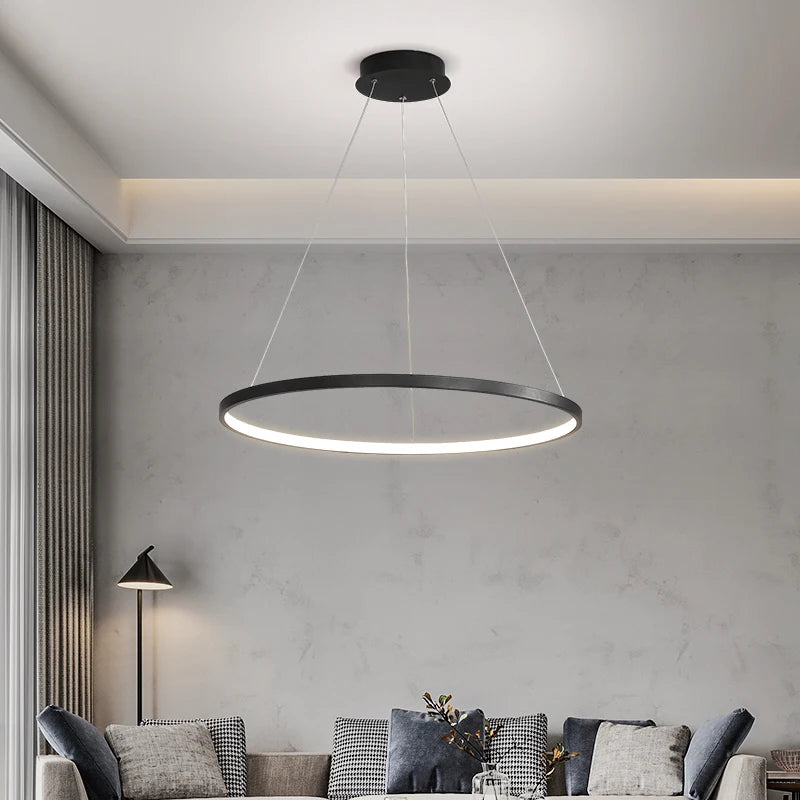 Round LED Ring Pendant