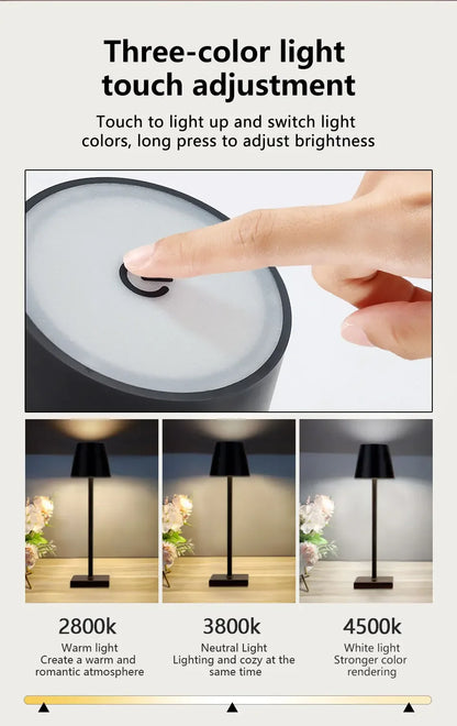 Wireless Touch LED Desk Lamp