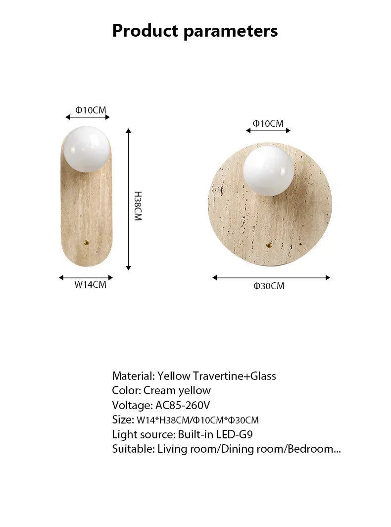 StoneGlow LED Wall Sconce for Stylish Spaces