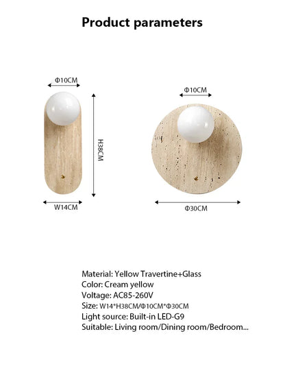 StoneGlow LED Wall Sconce for Stylish Spaces