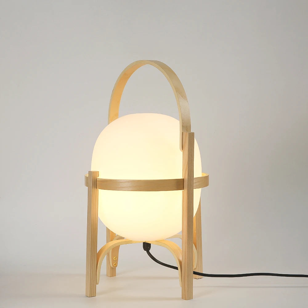 Modern Wood LED Table Lamp - Simple & Stylish