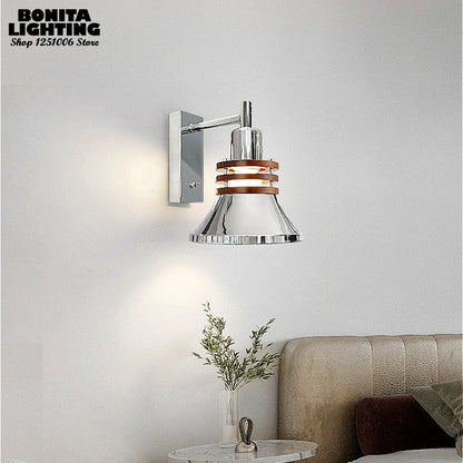 Retro Rotatable Wooden Wall Sconce Light