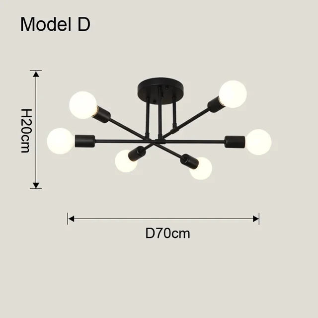 Nordic Iron Pendant Light