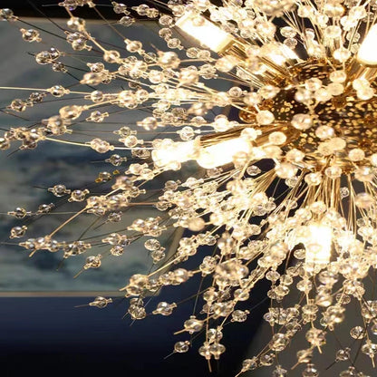 Dandelion Crystal LED Pendant