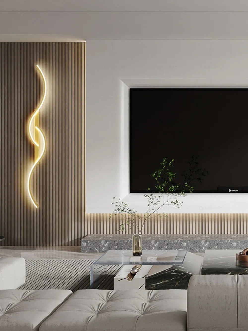 GlowStrip Minimalist LED Wall Sconce