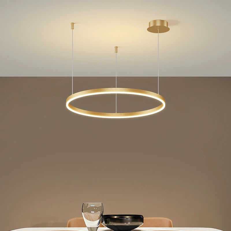 Multi-Ring LED Chandelier