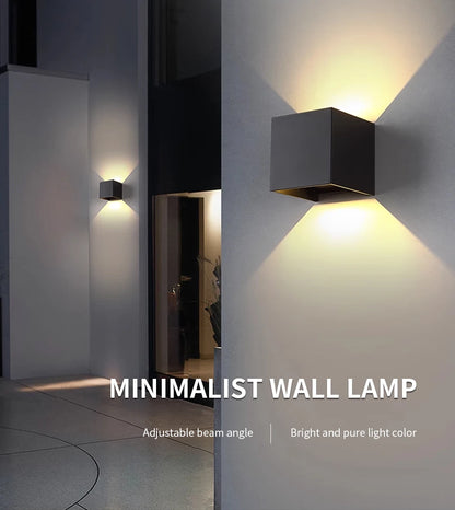 GlowSphere LED Wall Light - Indoor & Outdoor Decor
