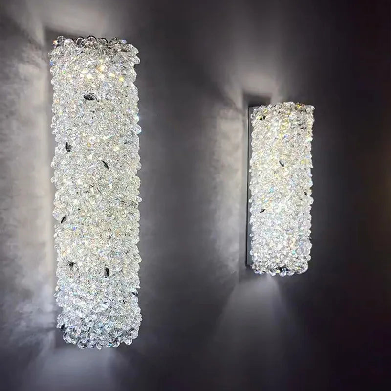 Crystal Charm Wall Sconce
