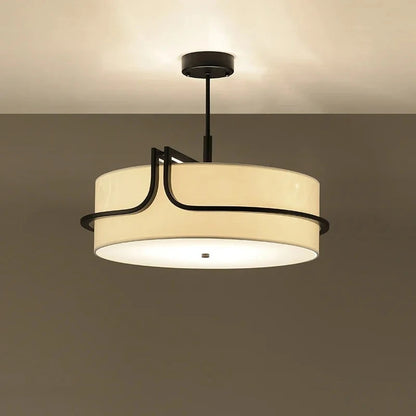 Fabric Shade Chandelier