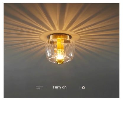 Elegant LED Glass Wall Sconce for Modern Spaces