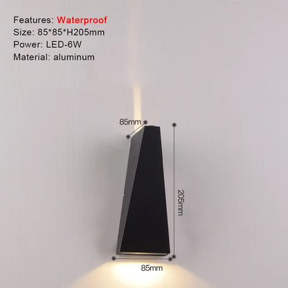 TRAZOS AquaGlow Wall Light - Modern LED Decor