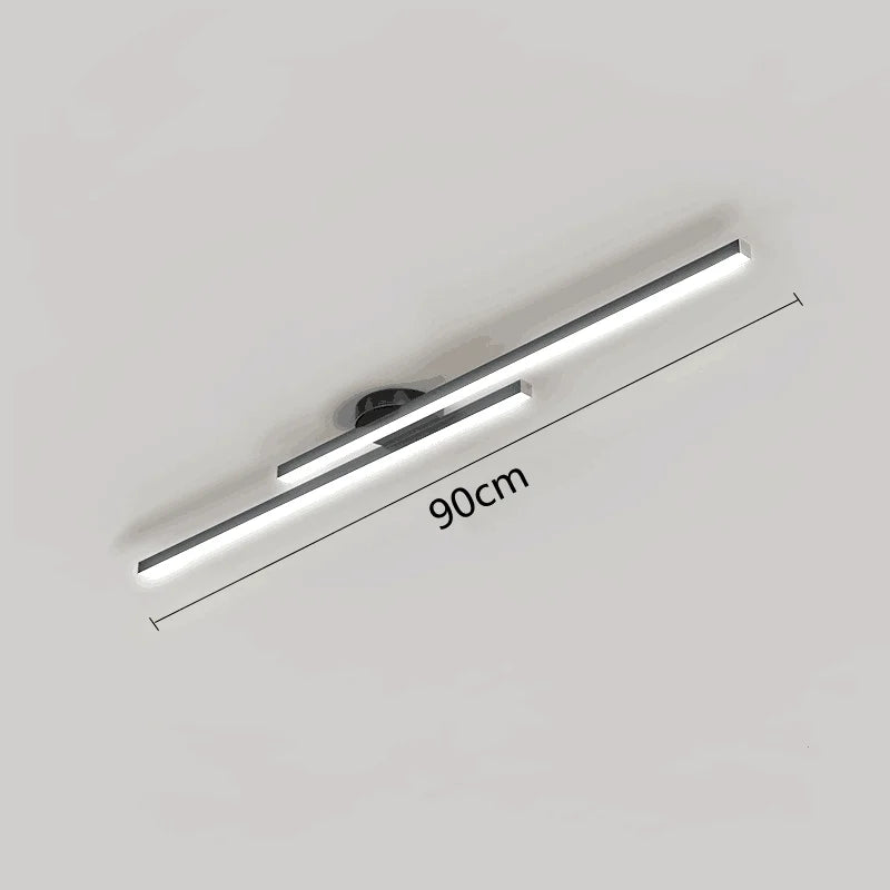 AluGlow Modern LED Ceiling Lamp - Stylish Indoor Light