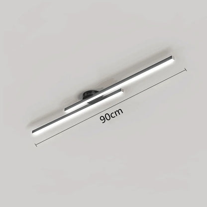 AluGlow Modern LED Ceiling Lamp - Stylish Indoor Light