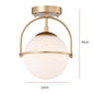 Nordic Glass Ball Ceiling Lamp