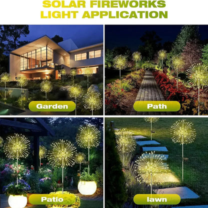 Dandelion Glow: Solar LED Garden Fairy Lights