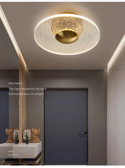 Modern LED Flush Mount Entryway Light Fixture