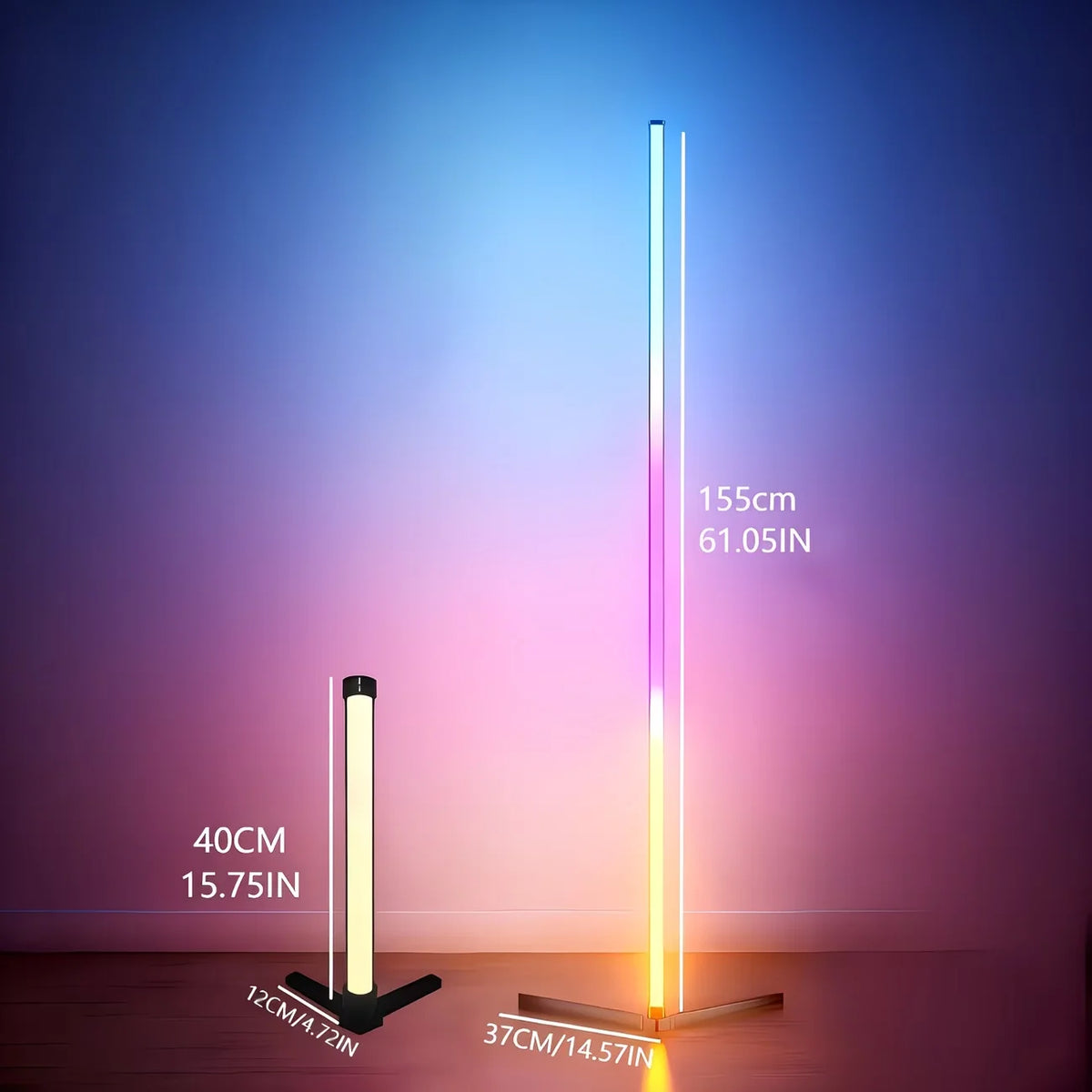 RGB Corner Floor Lamp