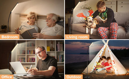 LED Floor Lamp for Living Room Stepless Adjustable