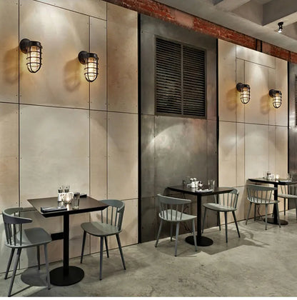 Rustic Glow: Outdoor Waterproof Wall Lamp