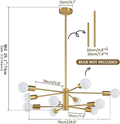 Modern Multi-Arm Chandelier