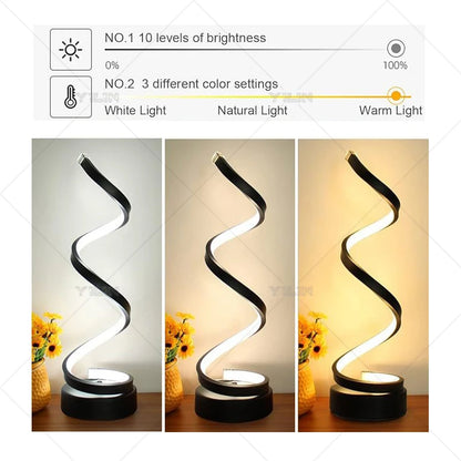 SpiralLED Desk Lamp